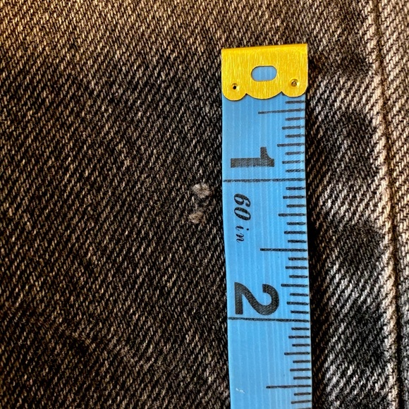 Vintage Levi’s 550 W28 L30 Washed Black High Rise Tapered Women - Picture 14 of 15